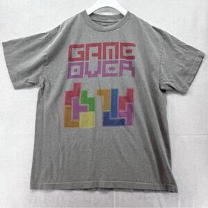 Men’s Game Over Tetris Brand T-shirt grey size XL
